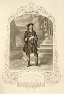 Mr C. Kean jako Gloster, dějství I, scéna 1, v Richard III, William Shakespeare (1564-1616) od Alexander Reid